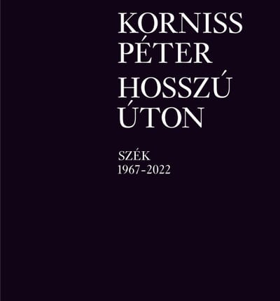 A könyv borítója: Korniss Péter FOTOGRÁFIÁK 1959-2017
